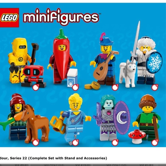 Lego Series 22 Troubadour Col388 - Picture 7 of 7